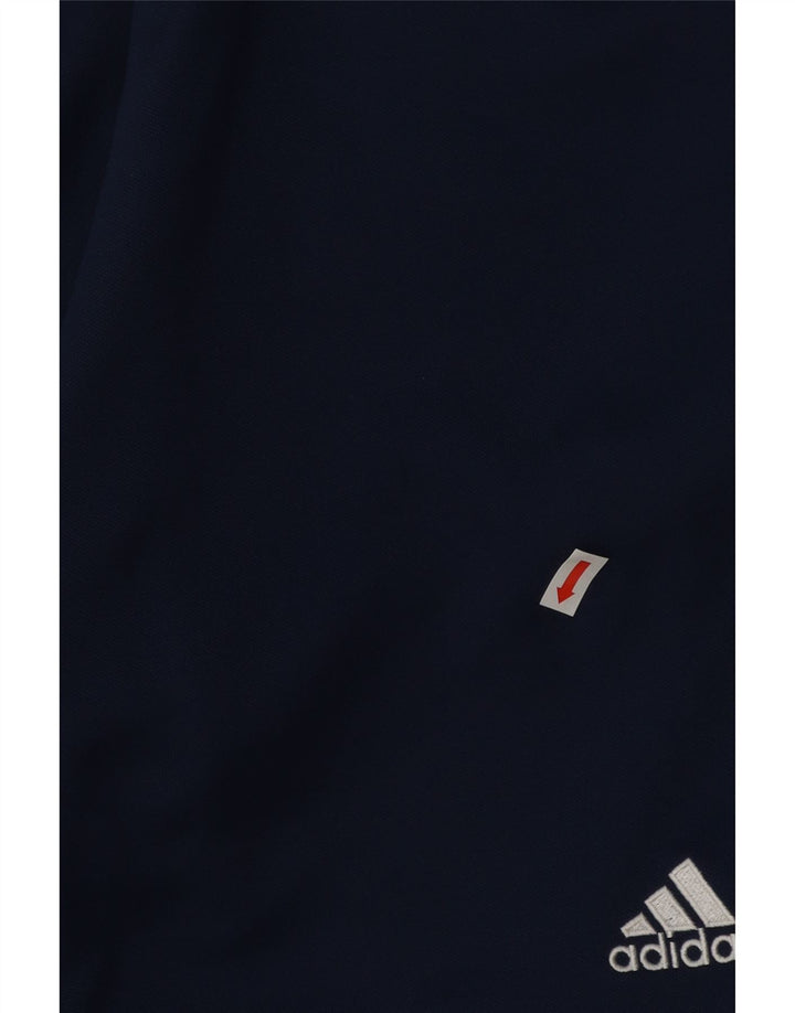 Pantaloni scurți sport pentru bărbați Adidas Climalite, mici, bleumarin, poliester color bloc