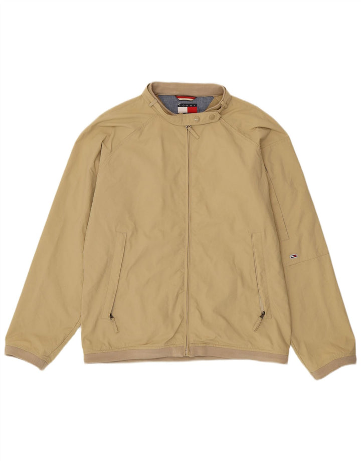 Geacă bomber pentru femei Tommy Hilfiger UK 16 mare, bej, nailon