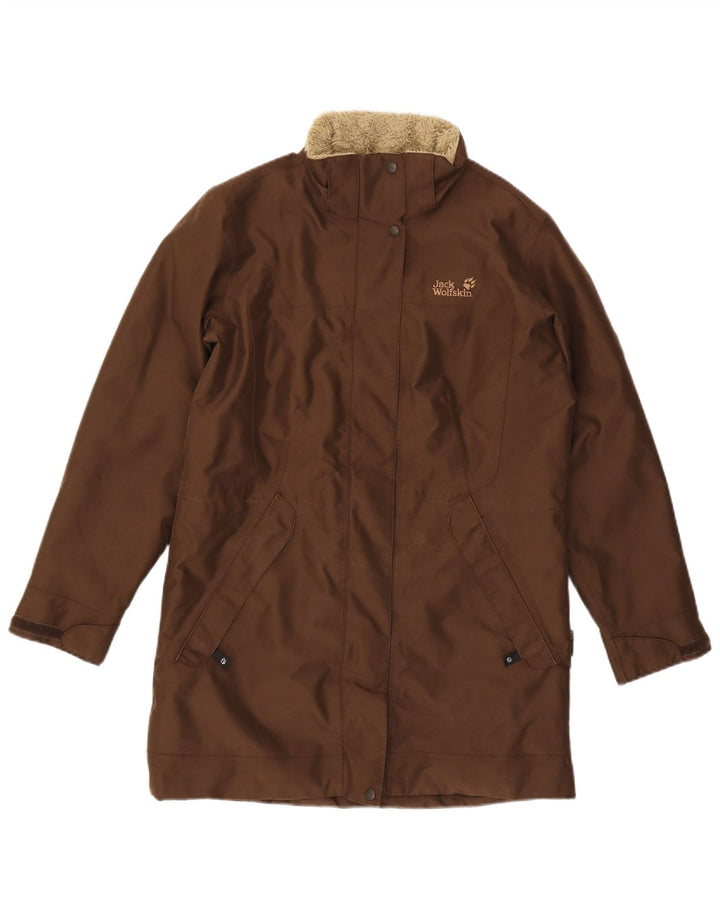Jack Wolfskin pentru femei Sherpa Windbreaker Jacket UK 12/14 Medium Brown