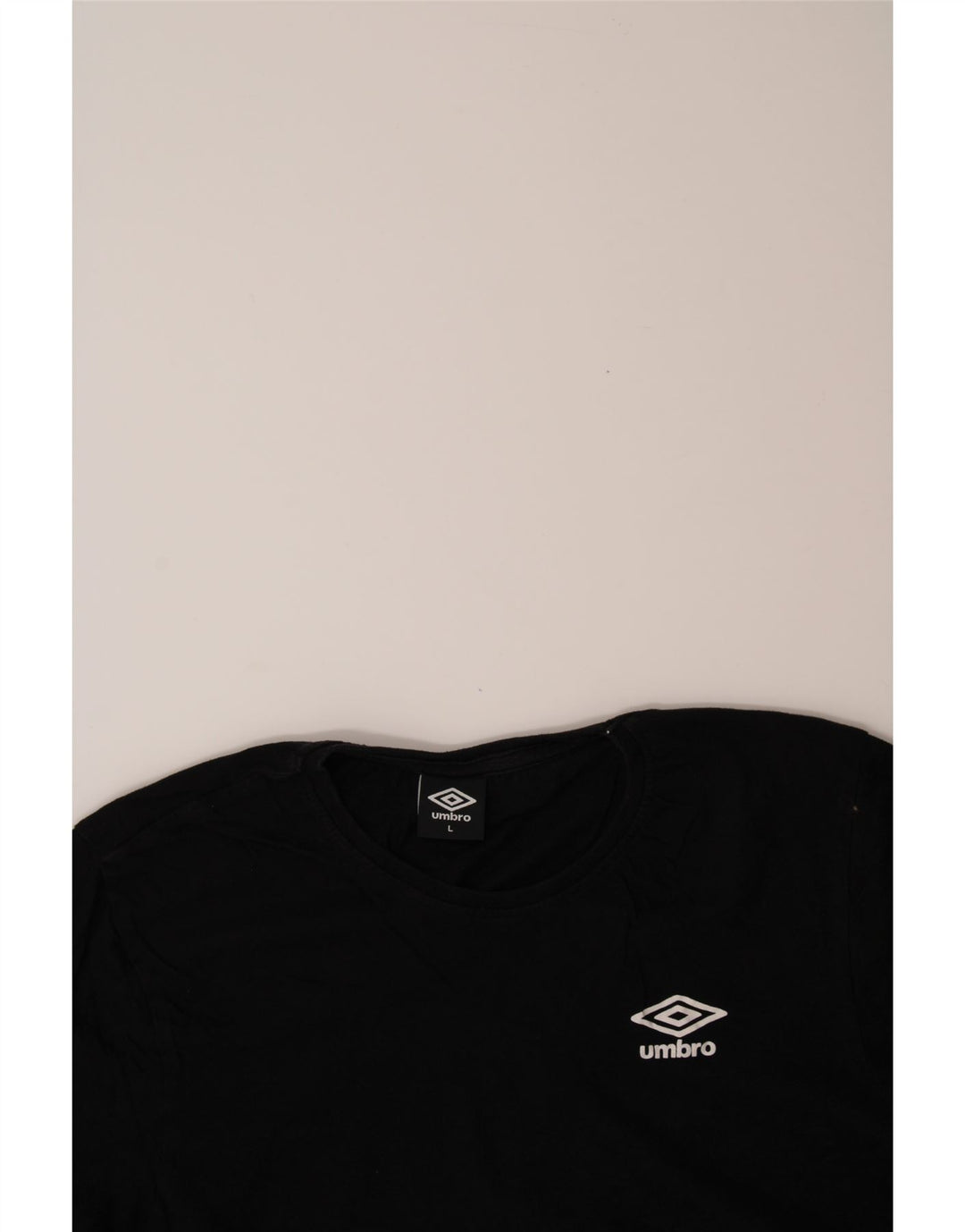 UMBRO Mens T-Shirt Top Large Black Vintage Umbro and Second-Hand Umbro from Messina Hembry 