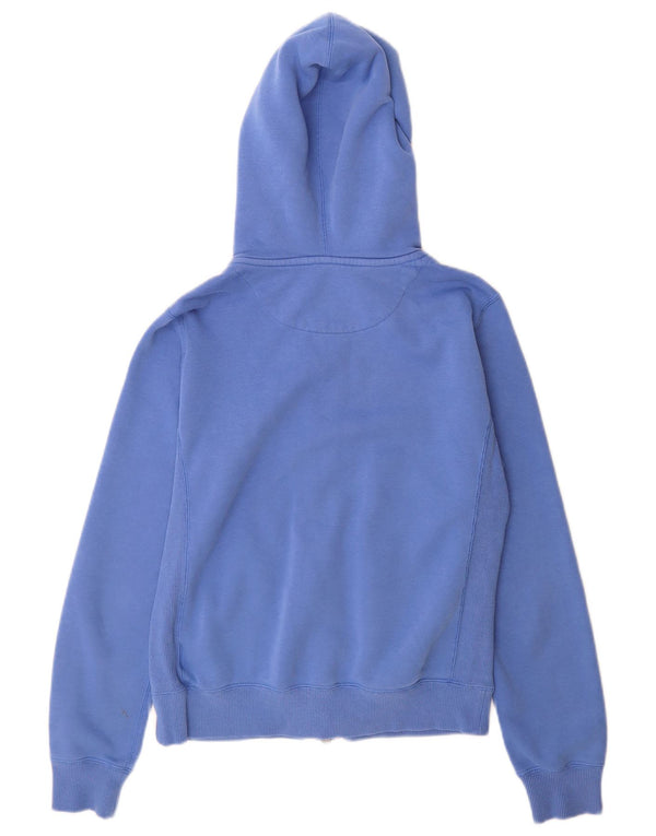 Pulover Nike pentru femei, cu fermoar, bumbac, albastru, UK 12