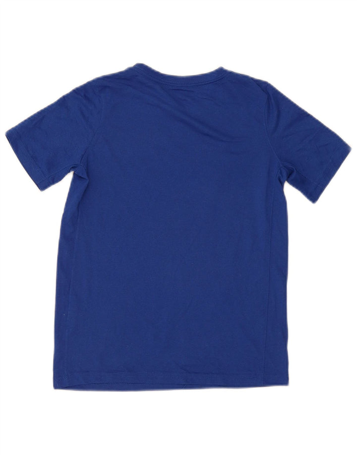 Tricou grafic Nike Dri Fit pentru băieți Top 9-10 ani poliester albastru