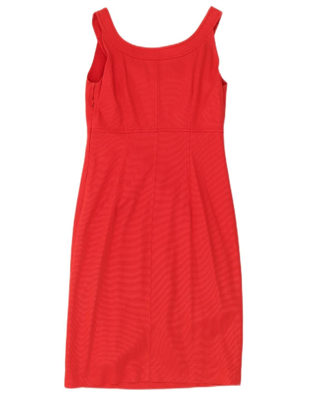 MARELLA Womens Sleeveless Sheath Dress UK 8 Small Red Acetate