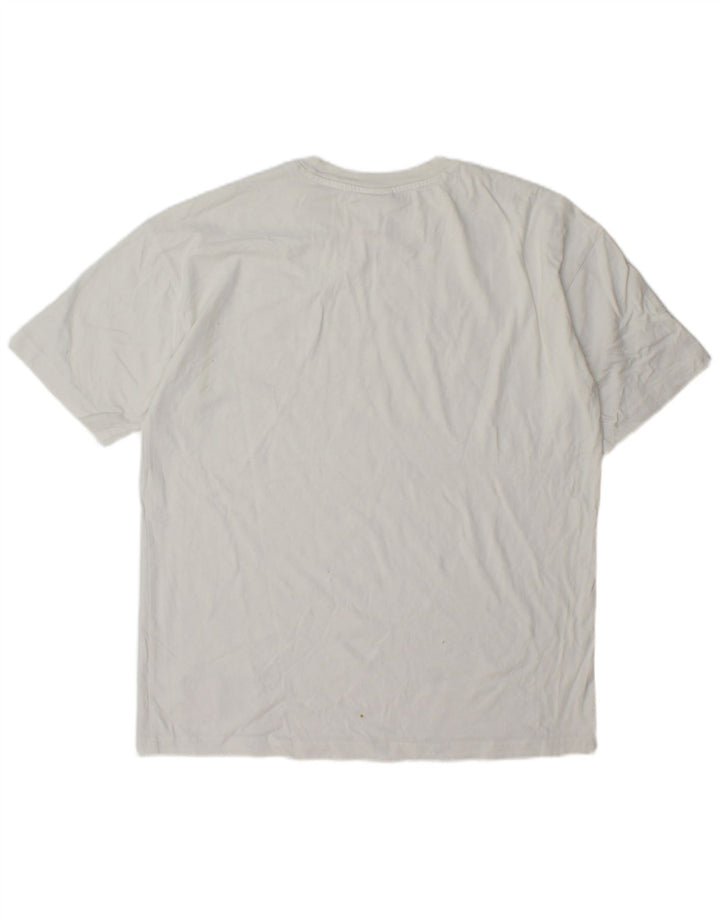 Tricou grafic pentru bărbați Champion Stranger Things Top Mediu Alb
