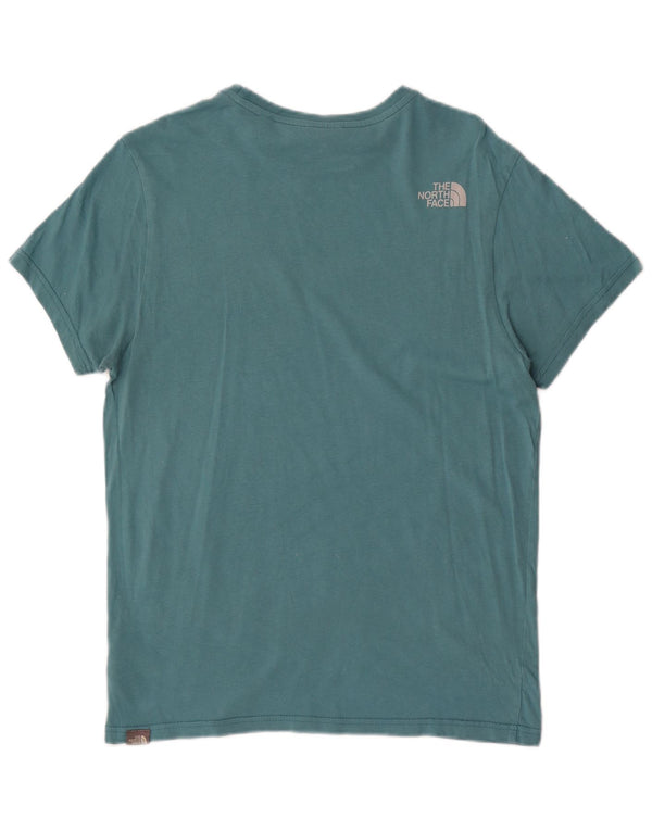 Tricou pentru bărbați The North Face Top Small Blue Bumbac