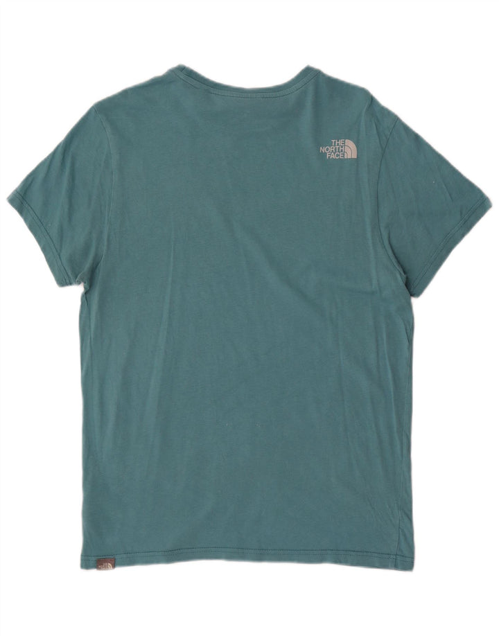 Tricou pentru bărbați The North Face Top Small Blue Bumbac