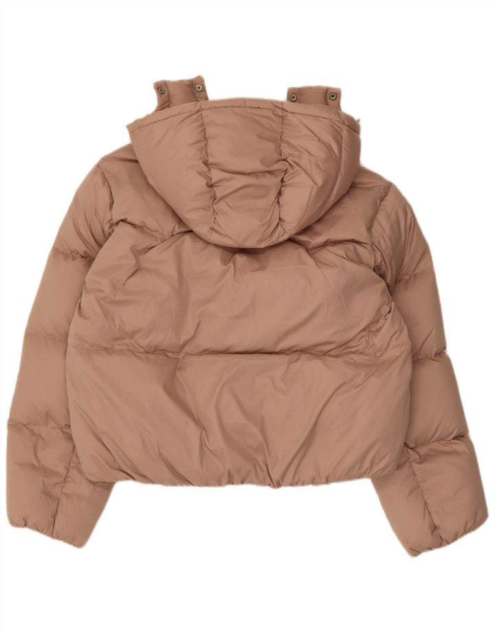Jachetă căptușită supradimensionată cu glugă Levi's pentru femei UK 10 Poliester violet mic