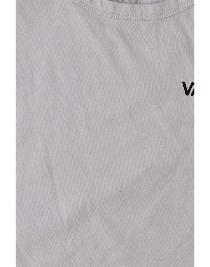 Vans Crop Vest Top pentru femei UK 12 Medium Blue Bumbac