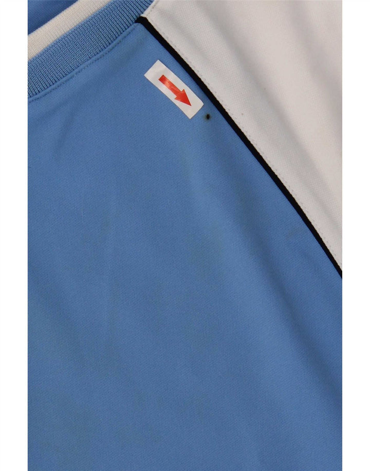 Tricou grafic Asics pentru bărbați Top Mediu Albastru Poliester Bloc de culoare