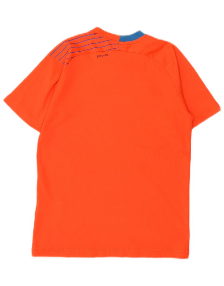 Tricou Adidas Predator pentru băieți Top 11-12 ani Portocaliu Colorblock Poliester