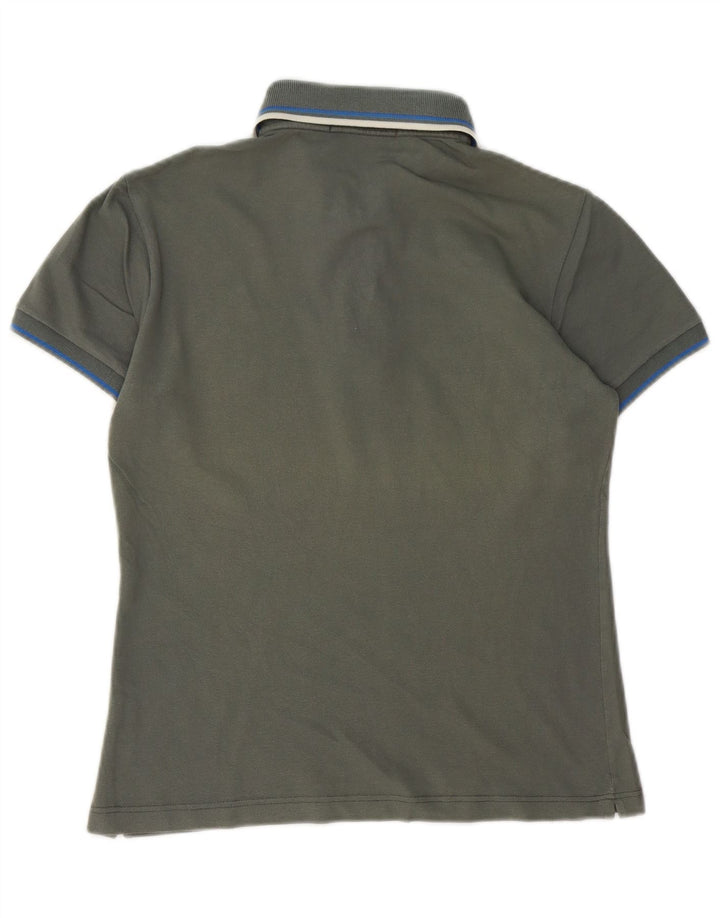 FRED PERRY Mens Polo Shirt Small Grey Cotton