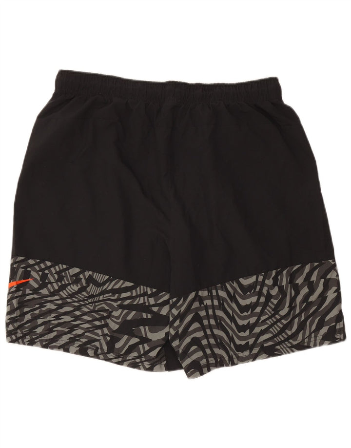 Pantaloni scurți sport standard Dri Fit Graphic pentru bărbați Nike XL, poliester negru
