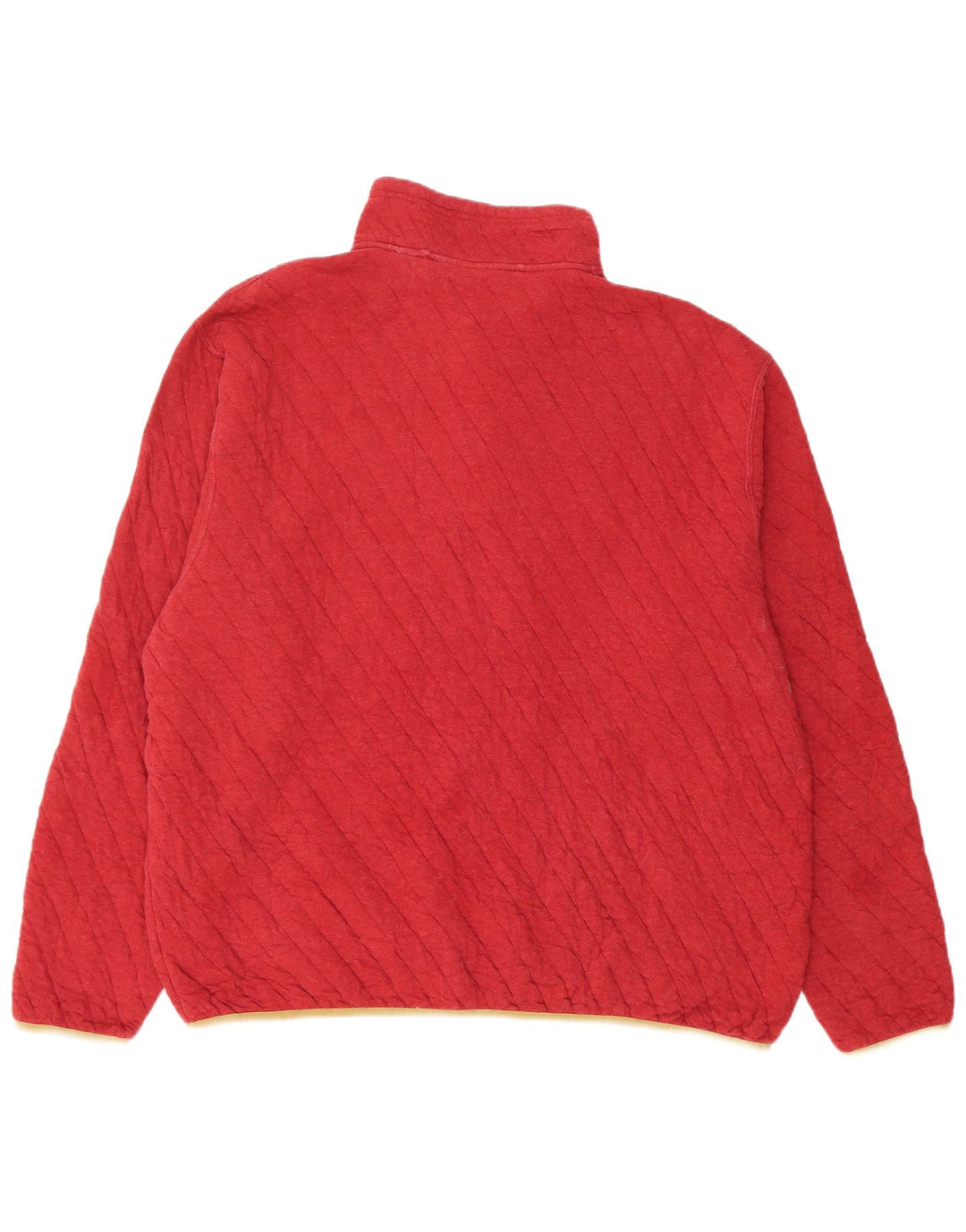Pulover pentru bărbați Orvis, cu gât cu nasturi, XL, bumbac roșu