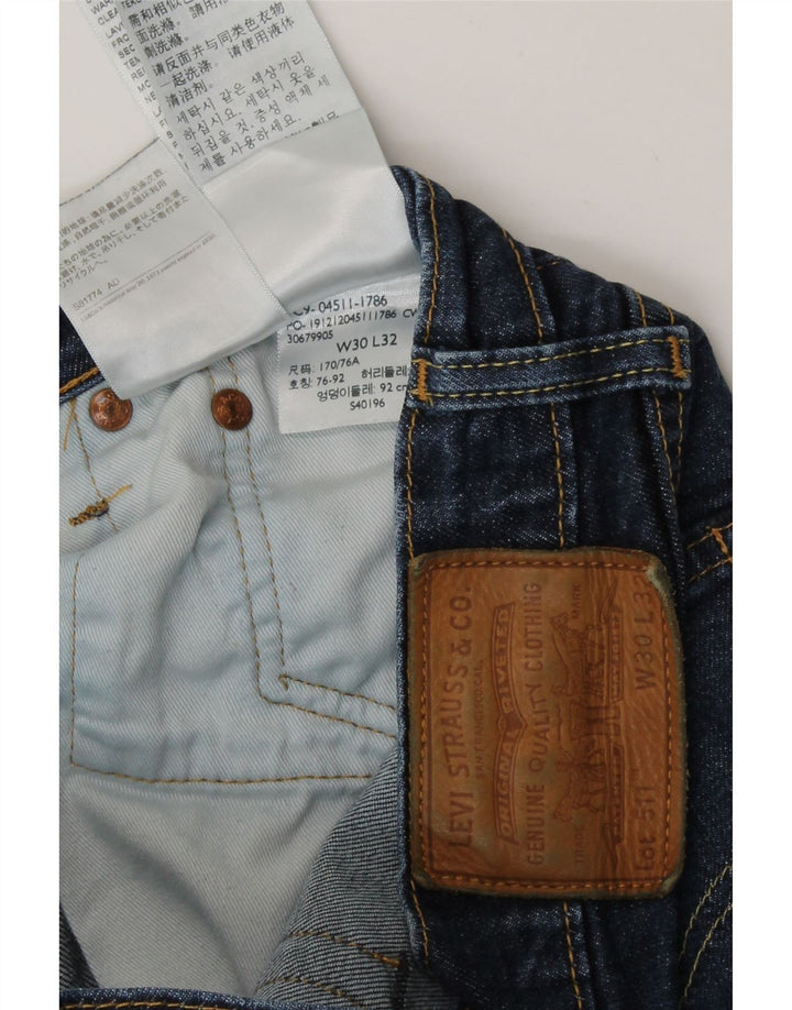 Blugi Levi's 511 Slim pentru femei W30 L32 Bumbac albastru