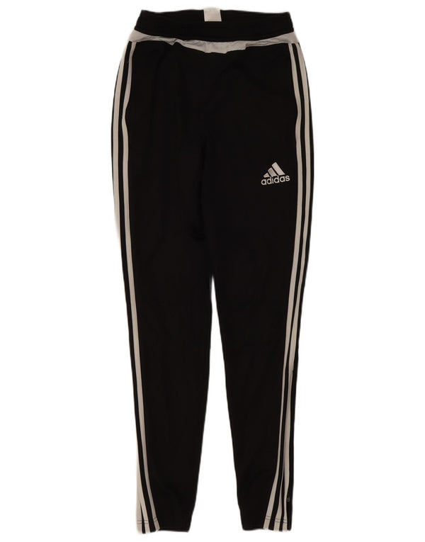 Pantaloni de trening Adidas Climalite pentru bărbați XS, negru, poliester color bloc