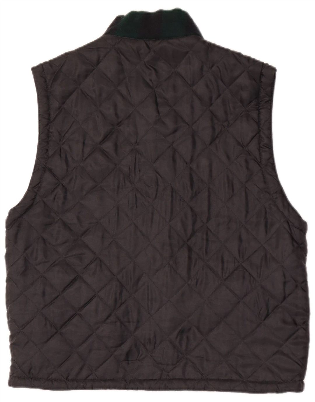 Gilet vintage pentru bărbați matlasat UK 38 Medium Black