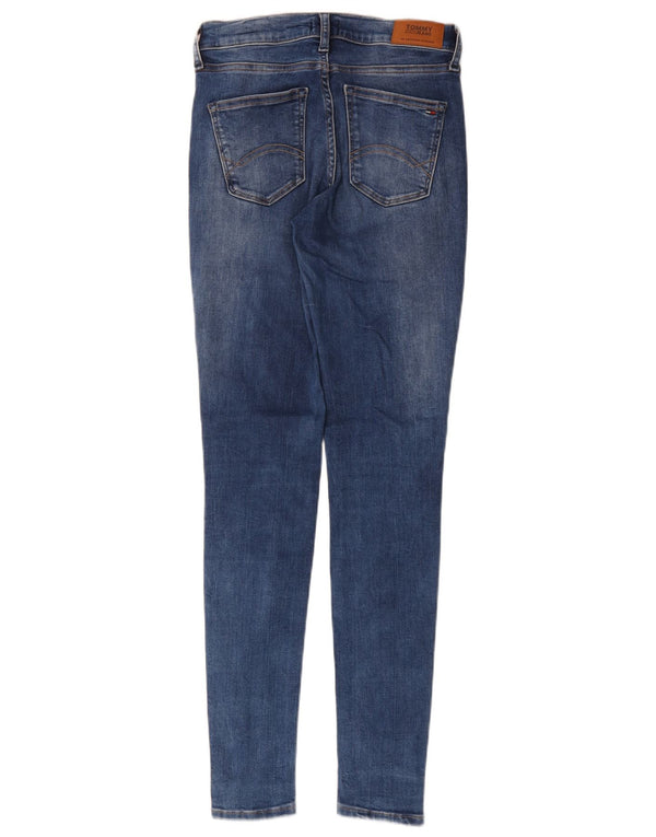 Blugi skinny Tommy Hilfiger pentru femei cu talie medie W26 L32 bumbac albastru