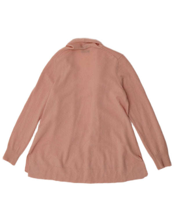 Pulover cardigan deschis pentru femei Massimo Dutti UK 12 Roz mediu