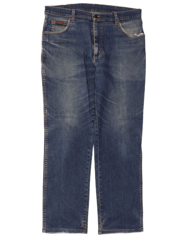 Blugi drepte pentru bărbați Wrangler Texas W38 L32 Bumbac albastru