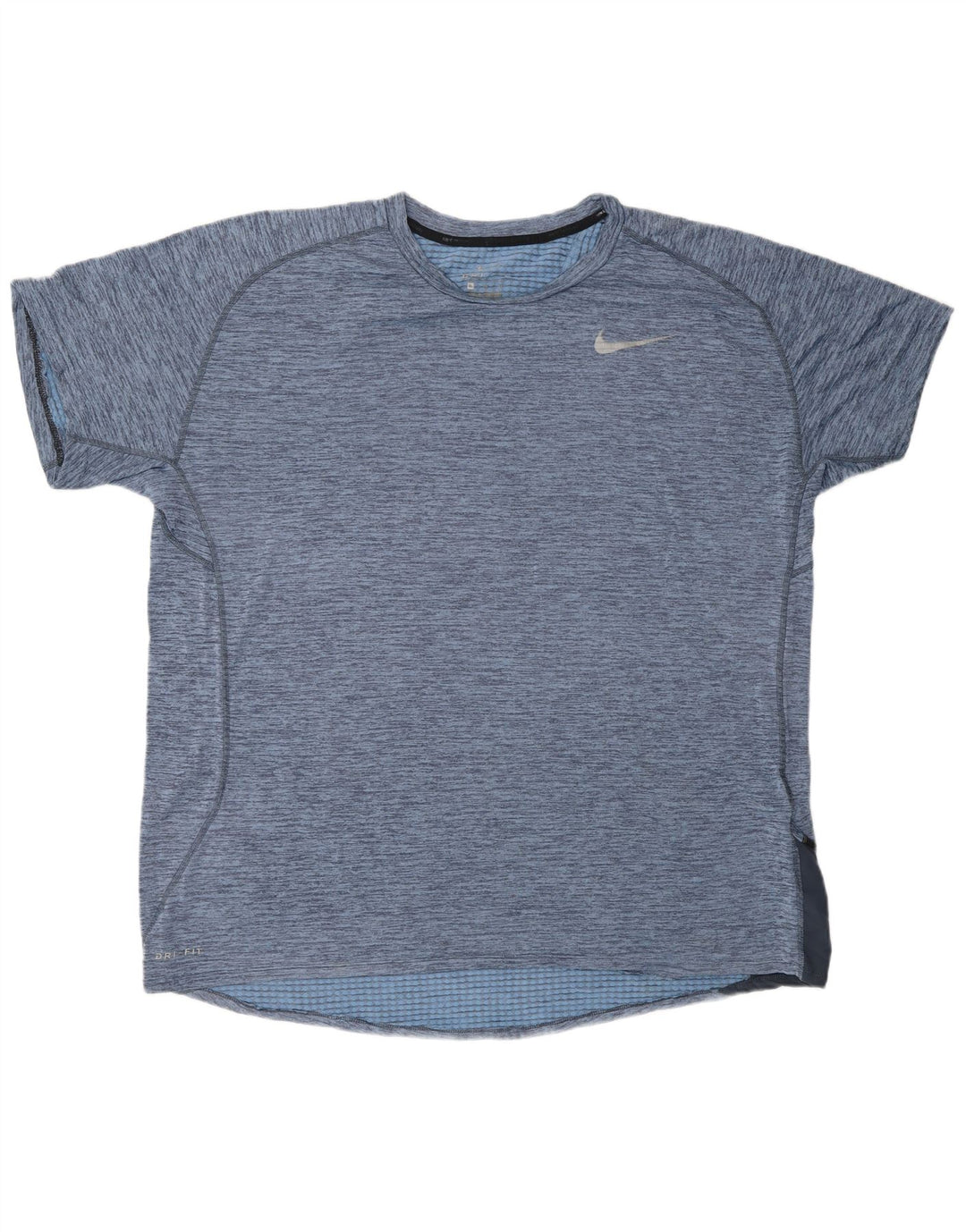 Tricou pentru bărbați NIKE Dri Fit Top XL, poliester cu pături albastre