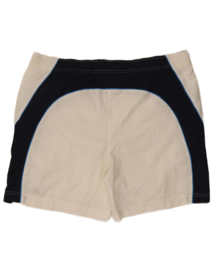 Pantaloni scurți de înot Nike pentru bărbați XL, alb, poliester color bloc
