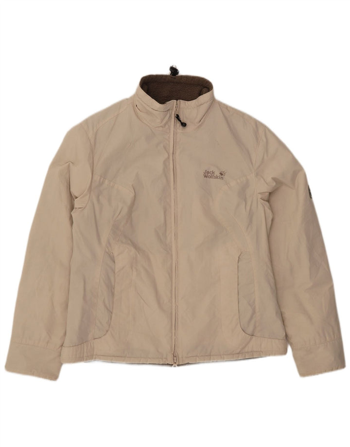 Jack Wolfskin pentru femei Sherpa Windbreaker Jacket UK 12/14 Medium Off White