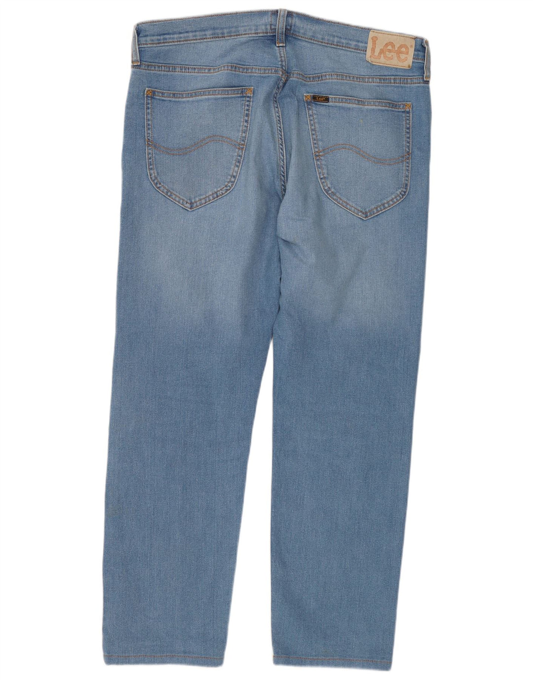 Blugi drepti Lee Daren Zip Fly pentru femei W33 L30 bumbac albastru