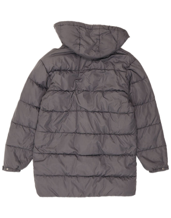 Palton căptușit supradimensionat cu glugă pentru femei Ellesse UK 6 XS Nylon gri