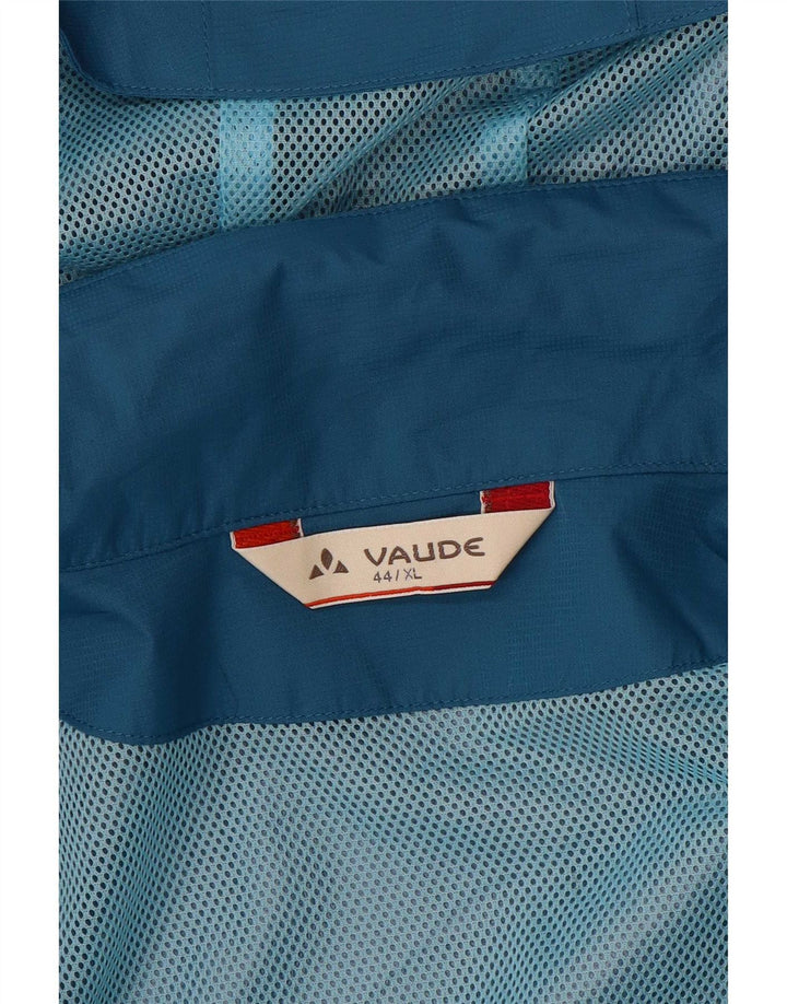 Jachetă de ploaie Vaude pentru femei cu glugă EU 44 XL Albastru