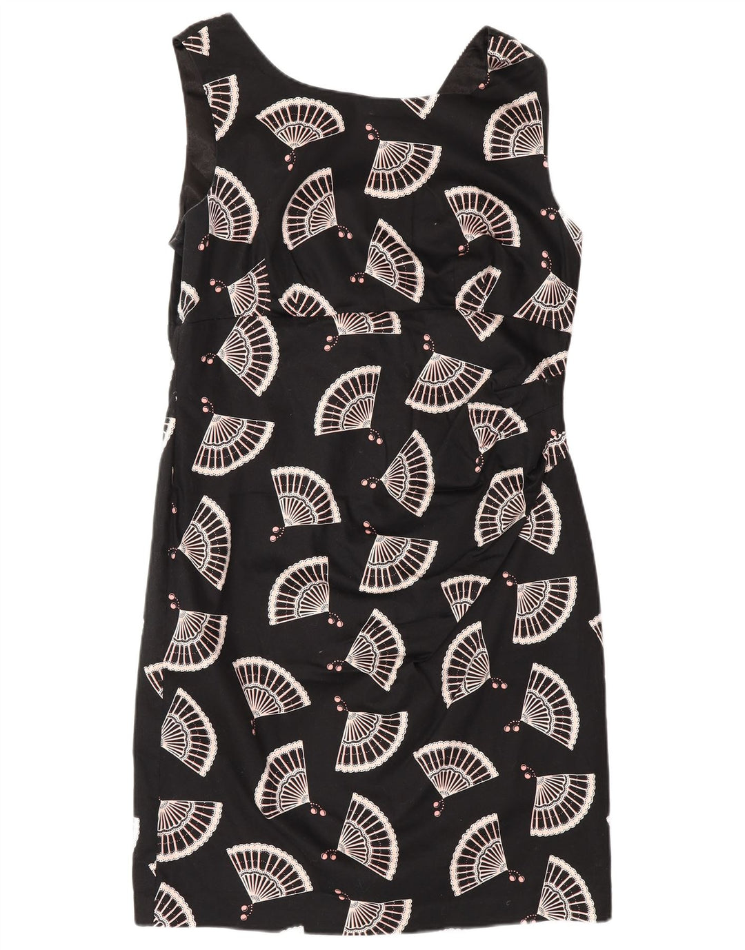 Rochie Oasis pentru femei, cu model abstract, fără mâneci, UK 16 mare, neagră
