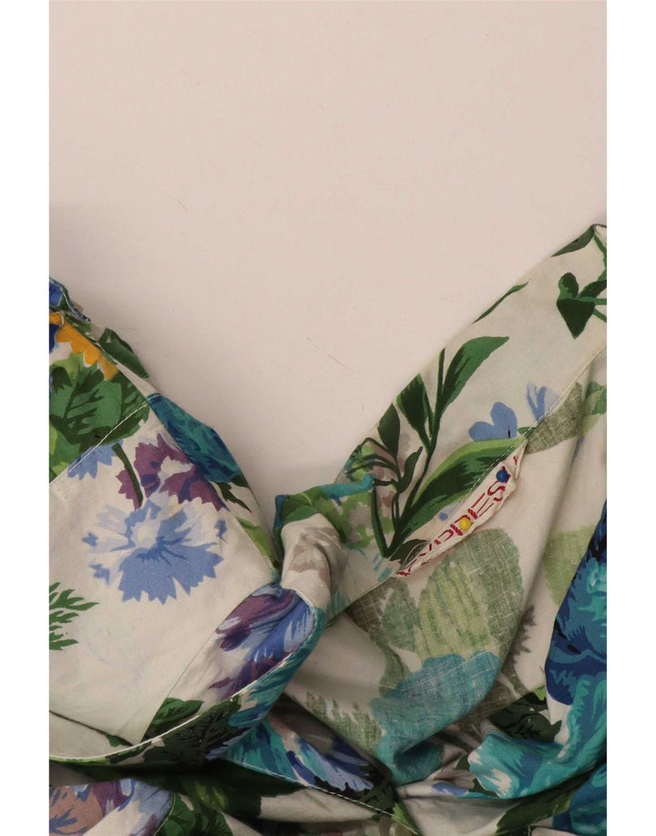 Rochie de linie A pentru femei Express UK 14, mare, albă, florală