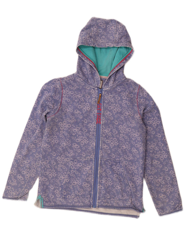 Fat Face Fete Zip Hoodie Pulover 13-14 Ani Mov Floral