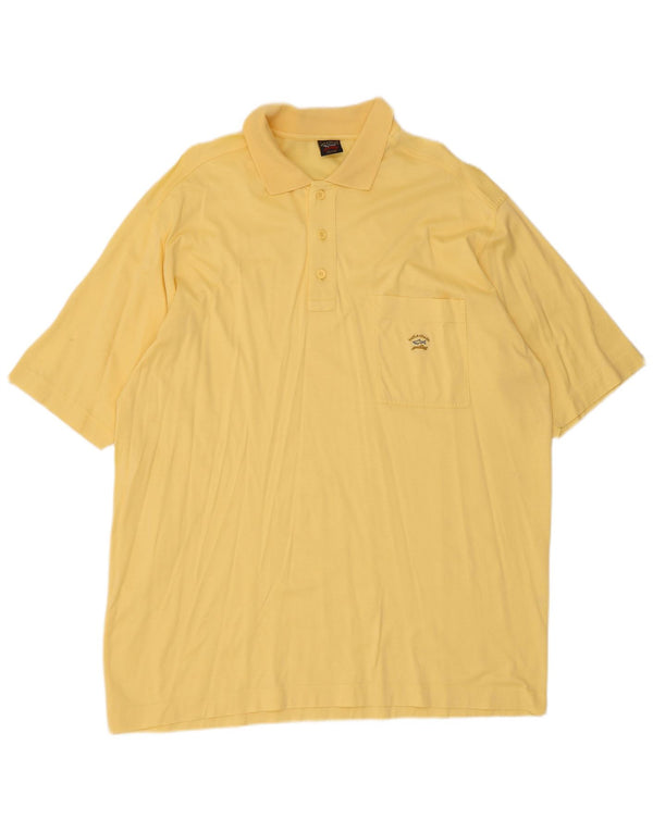 Paul & Shark Tricou Polo de iahting pentru bărbați 2XL Galben