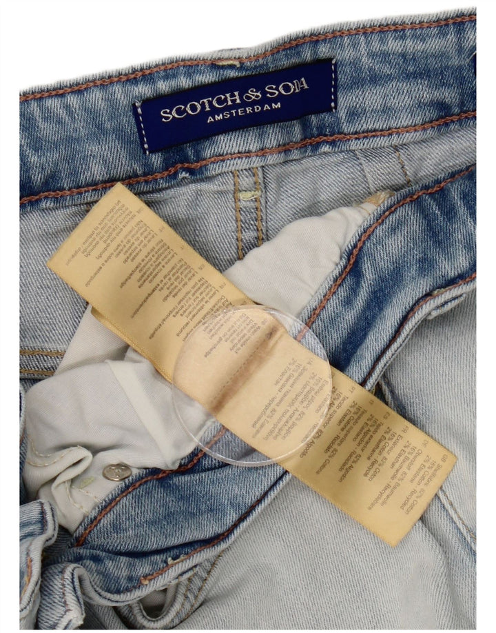 Scotch & Soda Womens Slim Jeans  W31 L28 Blue Cotton
