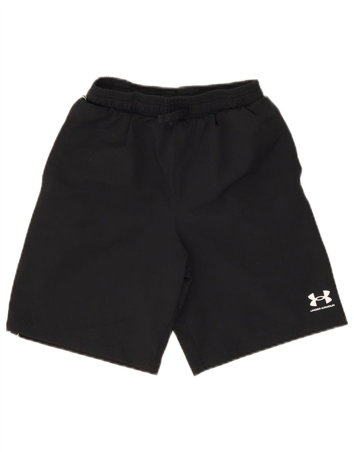 Pantaloni scurți sport Under Armour pentru băieți 9-10 ani poliester negru mediu