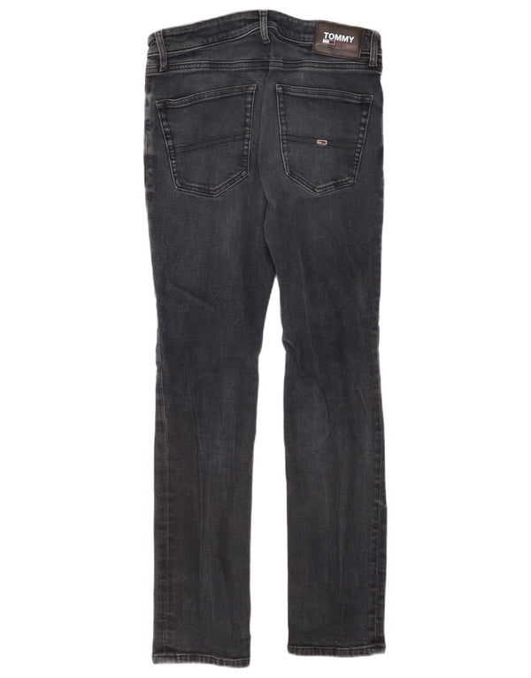 Blugi slim pentru bărbați Tommy Hilfiger W32 L32 bumbac gri
