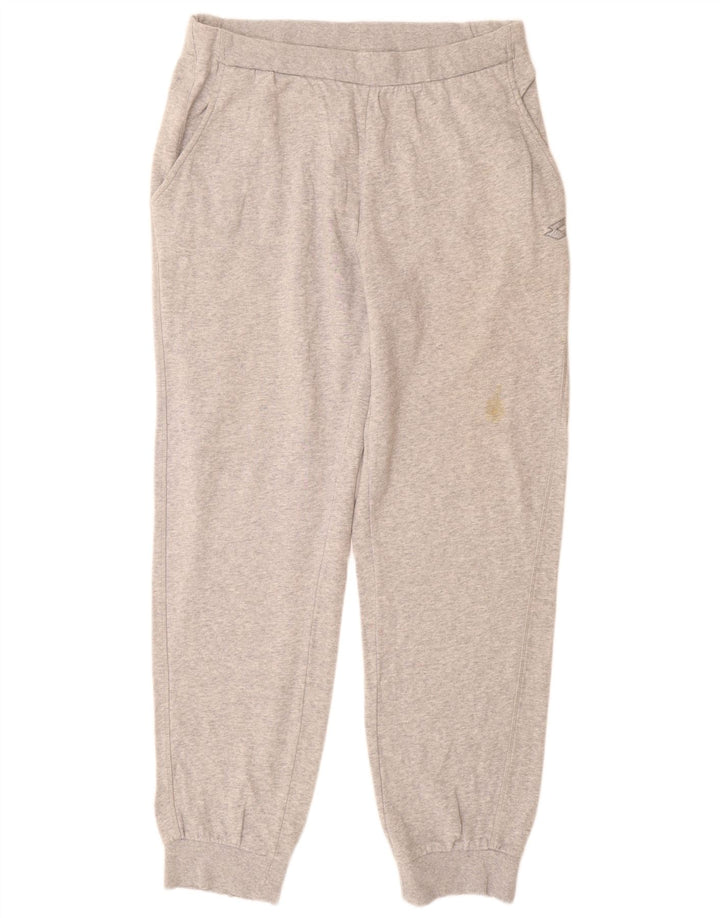 Pantaloni de trening pentru bărbați Lotto Joggeri mari, gri, pete