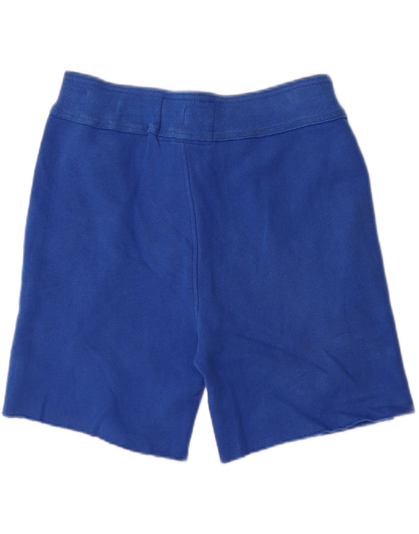 ABERCROMBIE & FITCH Pantaloni scurți sport grafic pentru bărbați, bumbac albastru mic
