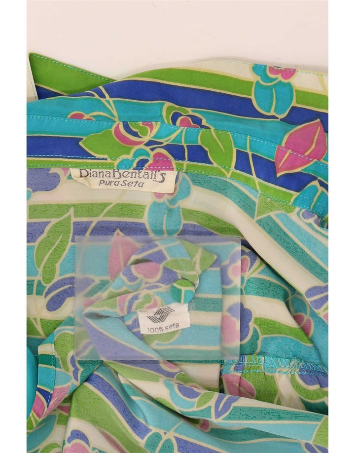 Bluză cămașă pulover pentru femei de la Diana Bentall UK 20 2XL Multicolor Floral