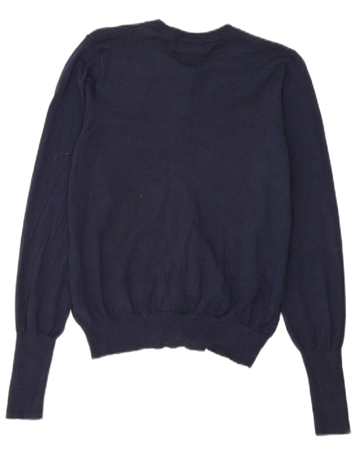 Pulover cardigan pentru femei Marks & Spencer UK 12 Medium Bleumarin Viscoză