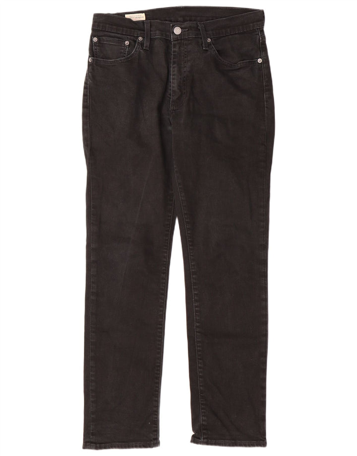 Blugi slim pentru bărbați LEVI'S W32 L30 bumbac negru