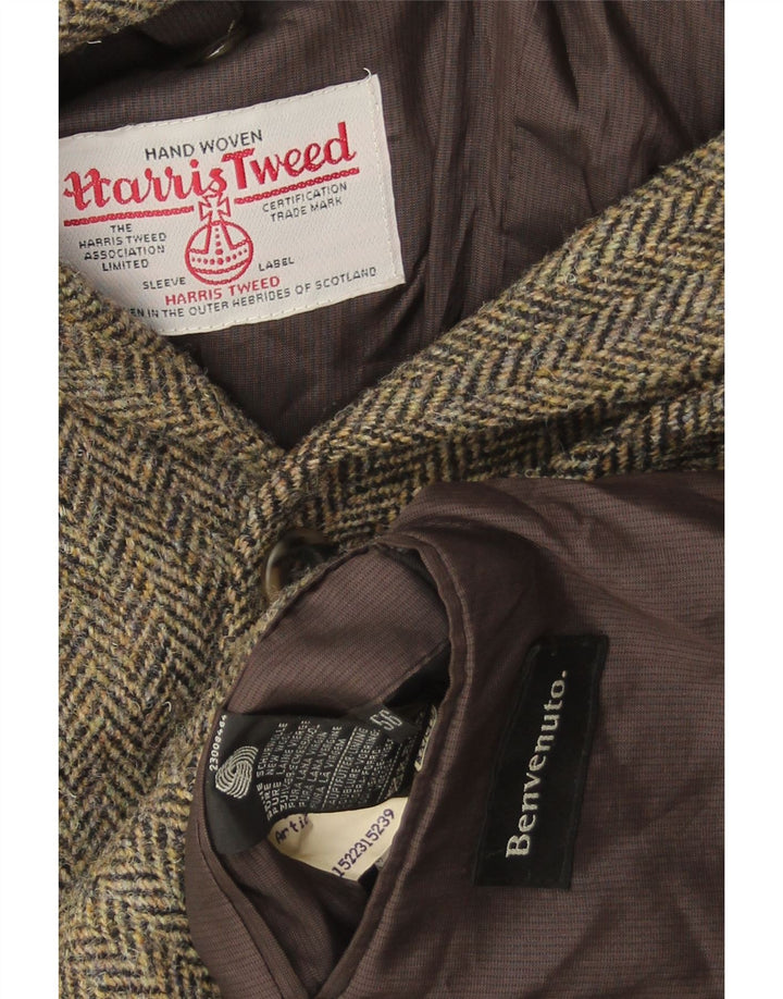 Jachetă pentru bărbați Benvenuto Harris Tweed IT 56 3XL Green Herringbone