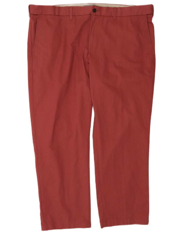 Pantaloni chino obișnuiți pentru bărbați Marks & Spencer L44 L29 bumbac roz