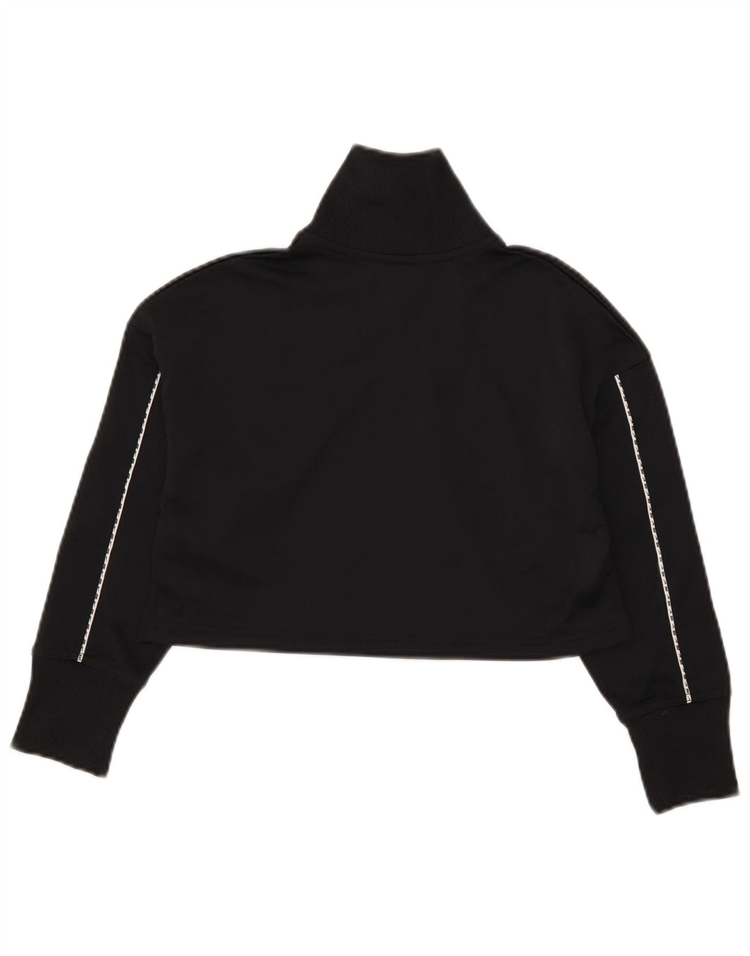 Jachetă de top pentru trening Nike pentru femei, UK 10, poliester negru mic