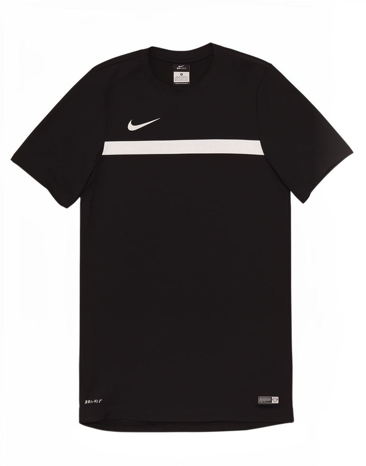 Tricou pentru bărbați Nike Top Mediu Negru Poliester Bloc de culoare