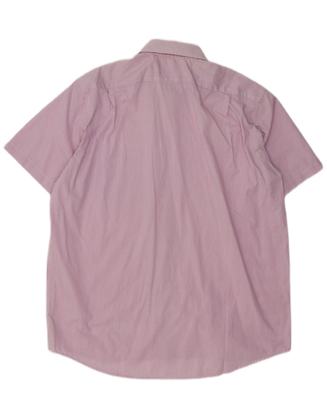 Cămașă cu mânecă scurtă pentru bărbați LACOSTE Mărimea 45 XL Bumbac cu dungi mov