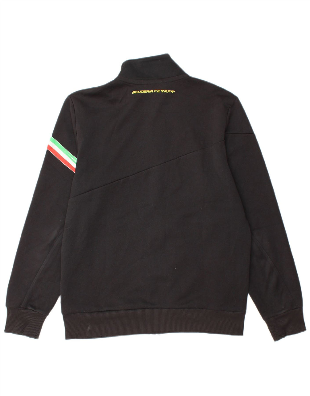 Jachetă de trening PUMA Ferrari pentru femei UK 14 Medium Black Striped