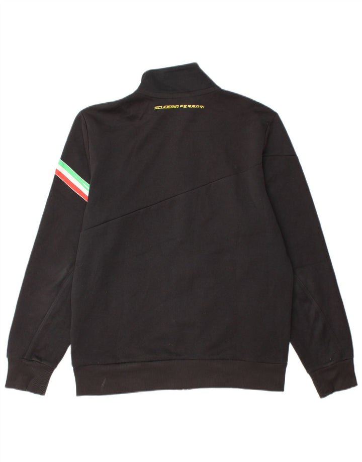 Jachetă de trening PUMA Ferrari pentru femei UK 14 Medium Black Striped