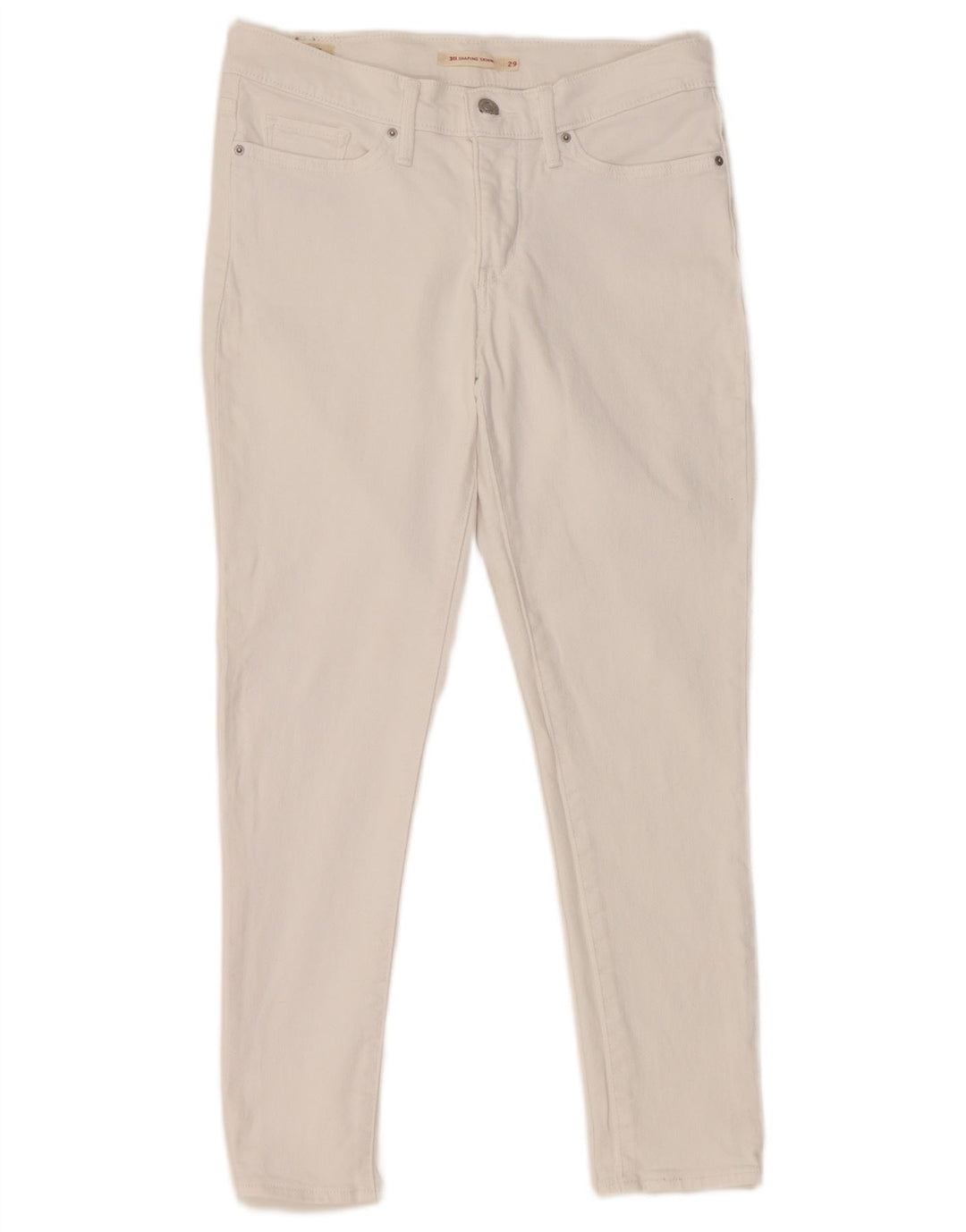 Blugi skinny 311 Shaping pentru femei LEVI'S L29 L26 Bumbac alb