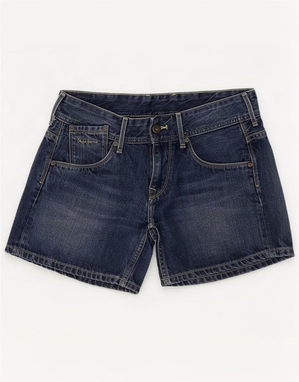 Pantaloni scurți din blugi pentru femei PEPE Jeans W25 XS Bumbac albastru